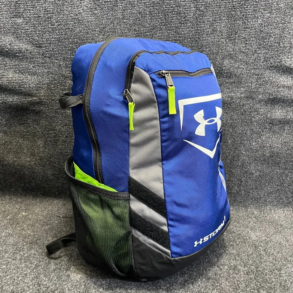 Under Armour UASB-HBP Blue/GRY Storm 1 Baseball Softball Hustle Batpack Backpack